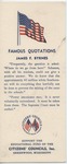 Famous Quotations, James F. Byrnes by Citizens' Councils of America