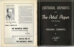 Editorial Reprints from The Petal Paper, 1959 by Percy Dale East
