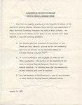 A Statement of the Official Board of Galloway Memorial Methodist Church, 14 January 1963 by Author Unknown