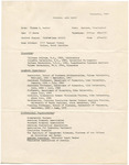 Personal Data Sheet, September 1969