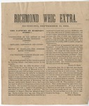 The Capture of Harper's Ferry; Richmond Whig Extra (19 September 1862) by Nathaniel B. Meade and Francis H. Smith