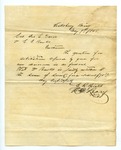 J. R. Hicks and R. O.  Leary to J. E. Davis, 9 May