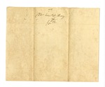 Folder 9:  Correspondence and Documents, 1837