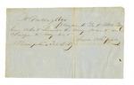 Folder 19: Correspondence and Documents, 1849