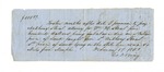 Folder 23: Correspondence and Documents, 1851
