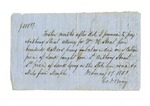 EBWS 1.23: Correspondence and Documents, 1851