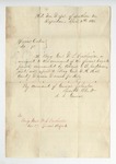 Letter from "Hd. Qus. Dept. of Northern Va." 6 April 1862 by Confederate States of America. Army. Virginia.