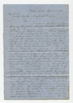 Letter from Brigadier General W. S. Featherston to Major Sorrel. 25 September 1862 30 August 1862 by Winfield Scott Featherston
