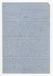Letter from Brigadier General W. S. Featherston to Major Thomas S. Mills. 27 December 1862 11 December 1862
