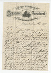 Letter from W. S. Featherston to "My Dear Son." 8 January 1875 by Winfield Scott Featherston