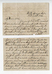 Letter from W. S. Featherston to 