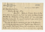Letter from Aikens & Judge to D. M. Featherston. 26 January 1900 by Aikens & Judge