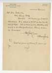 Letter from Aikens & Judge to D. M. Featherston. 27 March 1900