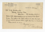 Letter from Aikens & Judge to D. M. Featherston. 15 May 1900 8 May 1900 by Aikens & Judge