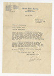 Letter from Pat Harrison to D. M. Featherston. 4 January 1922