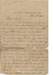 James T. Jones to Sallie Jones (10 December 1861)
