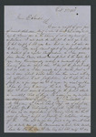 Matthew Gage to Jerrie E. Sanders (2 October 1858) by Matthew Gage Jr. and Jerrie E. Sanders