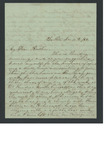 Matt Gage to Jeremiah Gage (14 November 1858) by Mary Margaret Gage Sanders and Jeremiah Gage