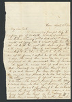 Jeremiah Gage to Unknown Sister (17 April 1860)