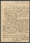 Matthew Gage to Mary Gage (23 October 1849)