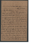 Jeremiah Gage to Mary M. Sanders (21 May 1863) by Jeremiah Gage and Mary Margaret Gage Sanders