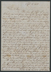 Matthew Gage to Mary Gage (18 September 1850) by Matthew Gage Jr. and Mary Margaret Gage Sanders