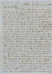 Hugh A. Barr to H. R. Miller (17 January 1853)