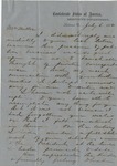 Burton N. Harris to George Miller (6 July 1864) by Burton Norvell Harrison and George Miller