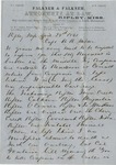 H. R. Miller to George Miller (14 March 1861)