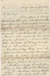 J. H. Nelson to Maria C. Nelson (1 July 1857) by J. H. Nelson