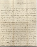 J. H. & Maria Nelson to William C. Nelson (6 April 1861) by J. H. Nelson and Maria Courtney Goodrich Nelson