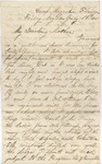 William C. Nelson to Maria C. Nelson (19 July 1861)