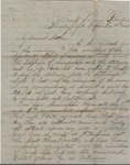 William C. Nelson to Maria C. Nelson (14 November 1861) by William Cowper Nelson