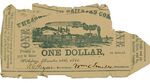 1 dollar note, Southern Railroad Company by Confederate States of America and Southern Railroad Company