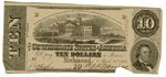 10 dollar bill by Confederate States of America