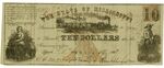 10 dollar bill, Mississippi by Confederate States of America and Mississippi