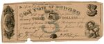 3 dollar bill, Mississippi by Confederate States of America and Mississippi