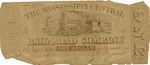 1 dollar note, Mississippi Central Railroad by Confederate States of America and Mississippi Central Railroad