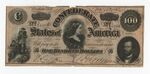 100 dollar bill, Confederate States of America by Confederate States of America