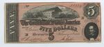 5 dollar bill, Confederate States of America by Confederate States of America