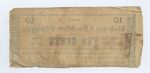 10 cent note, Washington and New Orleans Telegraph Company, verso by Confederate States of America and Washington and New Orleans Telegraph Company