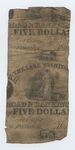 4 dollar note, Southern Railroad Company, verso by Confederate States of America and Southern Railroad Company