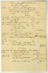 Accounting Sheet, dated 1861-1867 by Joseph E. Davis and United States. Bureau of Refugees, Freedmen, and Abandoned Lands