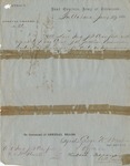 Special Order no. 21 (27 January 1863) by Braxton Bragg (1817-1876)