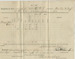 Requisition for Fuel (no. 29). 88th O.V.I. Co. H. (July 1864) by United States. Army. Quartermaster's Dept.