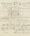 Requisition for Stationary (no. 38). 88th O.V.I. Co. B. (July-September 1864)