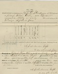 Requisition for Stationary (no. 38). 88th O.V.I. Co. H. (July-September 1864)