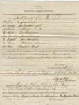 Special Requisition (No. 40). 88th O.V.I. Co. K. (no. 3, August 1864) by United States. Army. Quartermaster's Dept.