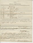 Special Requisition (No. 40). 88th O.V.I. Co. I. (no. 17, August 1864)