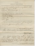 Special Requisition (No. 40). 88th O.V.I. Co. A. (no. 22, August 1864)